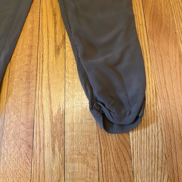 New Look Pants Women’s Medium Green Jogger Style Rayon Tapered, Front Pockets - Picture 7 of 9